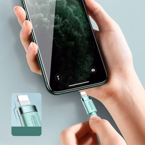 Joyroom Liquid Silicone -datakaapeli N2 USB-A / Lightning 2,4A 1,2 m - valkoinen