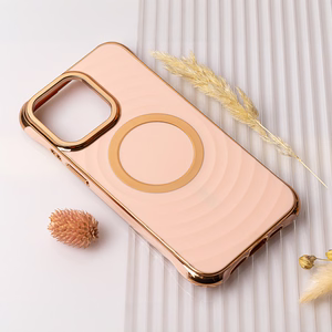 Circle Glam Mag case for iPhone 16 Plus 6,7" pink