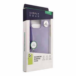ROAR RAINBOW BUMPER Suojakuori IPHONE 15 Pro Max:lle MagSafe-yhteensopiva violetti