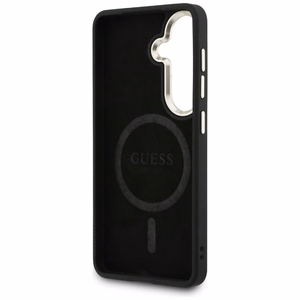 Guess case 4G Embossed Ring MagSafe for Samsung Galaxy S26 Plus blue