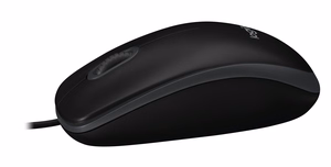 LOGI B100 optical Mouse Black USB OEM