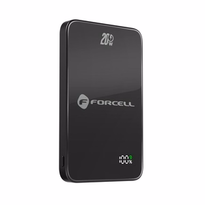 Varavirtalähde MagSafella Forcell F-Energy SuperSlim F5K8 QC4.0 PD3.0 15W 5000 mAh musta