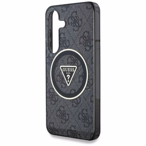 Guess Suojakuori Samsung S25 Plus:lle GUHMS25MHG4PRTGK (Magnetic IML Metal Glitter 4G Circle Triangle) musta