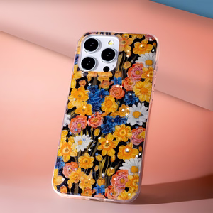 Glow Glam case for Motorola Moto G56 orange
