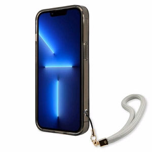 Guess GUHCP13LHTSGSK iPhone 13 Pro / 13 6.1" black/black hardcase Translucent Stap