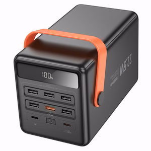 Hoco J142 varavirtalähde 22,5W+PD 20W 100000 mAh musta
