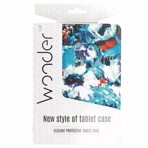 Wonder Canvas Tabletin Suojakuori 13 tuumaa valkoiset unikot