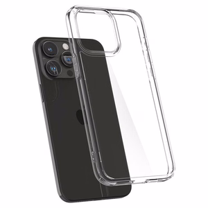 Spigen Crystal Hybrid Suojakuori iPhone 15 Pro:lle - kirkas