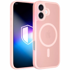 3mk Misty MagCase suojakuori iPhone 16 - vaaleanpunainen