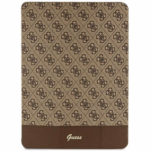 Guess 4G Stripe Allover Suojakuori iPad Pro 12.9":lle - ruskea