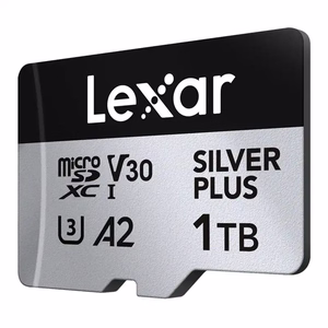 Lexar High-Performance Silver Plus microSDXC -muistikortti, 1 TB + sovitin