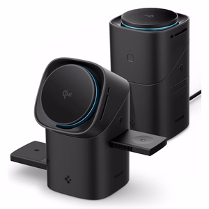 Spigen Essential EF223MS 3-in-1 QI2 Wireless Charger - Black