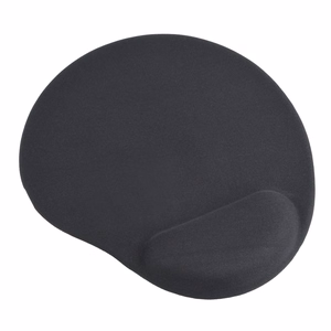 MP-GEL-BLACK 260x220 hiirimatto rannetuella, musta