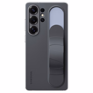 Samsung Standing Grip Case -suojakuori Samsung Galaxy S25+ -mallille, musta