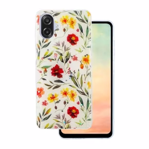 Glow Glam -suojakuori Samsung Galaxy A07 4G valkoinen