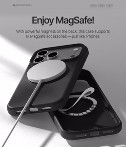 Case Mercury Pure Magsafe Silicon Case Apple iPhone 17 Pro Max black