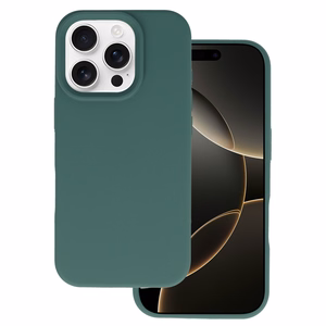 Tel Protect Silicone Premium iPhone 16 Pro Max:lle tummanvihreä