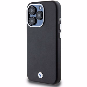 BMW Signature Wrapped Metal MagSafe Suojakuori iPhone 15 Pro:lle - musta