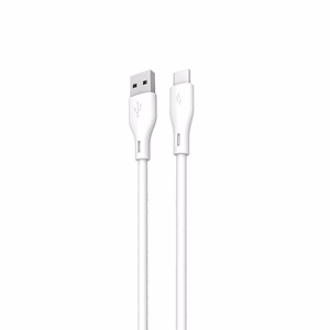 Dudao USB / USB Type C 5A 1m valkoinen