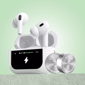 Dudao U19 in-ear TWS langattomat Bluetooth 5.3 kuulokkeet LED-näytöllä - valkoinen