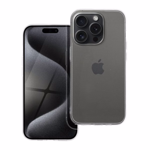 Läpinäkyvä 2 mm Suojakuori iPhone 15 PRO:lle
