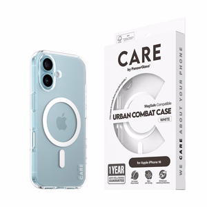 CARE by PanzerGlass Flagship suojakuori iPhone 16 6.1' valkoinen/valkoinen MagSafe 1337
