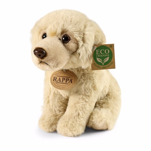Rappa Soft Collection ympäristöystävällinen realistinen istuva labradorinnoutaja-pehmolelu, 23 cm