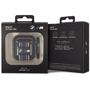 BMW BMA222SWTK AirPods 1/2 suojus musta/musta Multiple Colored Lines