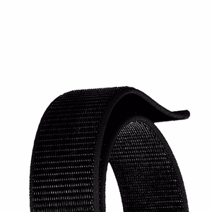 Crong Nylon Reflex Sport strap for Apple Watch 38 / 40 / 41 / 42 mm, black
