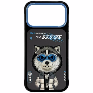 Nimmy Cool&Cute 2.0 Wolf Suojakuori iPhone 17 Pro:lle - Musta