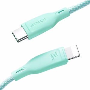 Joyroom Multi-Color Series S-A34 USB-C / USB-C PD 60W kaapeli 1m - violetti