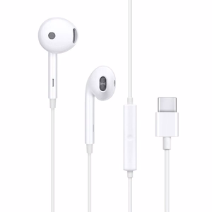 Langalliset kuulokkeet USB C Oppo MH135-3 ilman pakkausta valkoinen