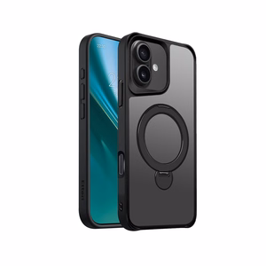 Etteri Matt Mag Ring suojakuori iPhone 17 Pro Max musta