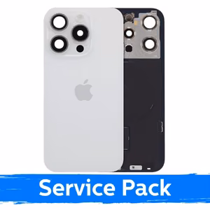 Takakuori yhteensopiva Apple iPhone 15 Pro / White Titanium / (Service Pack)