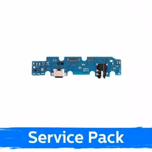 Charging Port Compatible With Samsung T225 Tab A7 Lite With Flex / Plata (Service Pack)