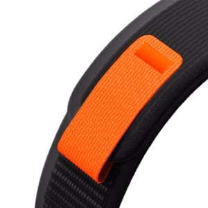 Tech-Protect Nylon Garmin Fenix 5 / 6 / 6 Pro / 7 musta/oranssi