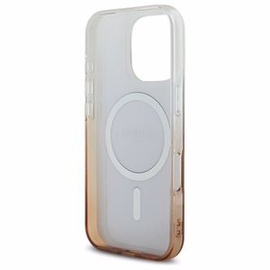 Guess IML Glitter Gradient MagSafe Suojakuori iPhone 16 Pro:lle - ruskea