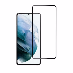 Suojalasi Blue Star - SAMSUNG Galaxy S21 koko pinta (täysliimaus/kuoriystävällinen) - musta