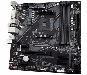 Emolevy GIGABYTE AMD A520, SAM4, Micro-ATX, DDR4-muisti, 4 muistipaikkaa, A520MDS3HAC1.4