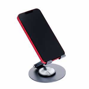 Pöytäteline puhelimelle ja tabletille taitettava Forcell F-Grip Fold Stand 3 360 harmaa