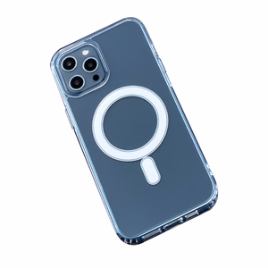 Anti Shock 1,5 mm magneettinen suojakuori iPhone 15 6,1" läpinäkyvä iso aukko
