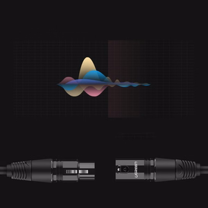Ugreen AV130 66717 audiokaapeli XLR (naaras) - XLR (uros) mikrofonille/vahvistimelle 2m - musta