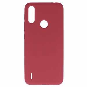 Silicone Lite Suojakuori Motorola Moto E7 Power/E7i Power - viininpunainen