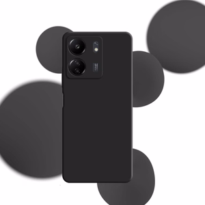 3mk Silicone Case Xiaomi Redmi 13C / POCO C65:lle - musta