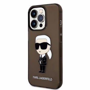 Karl Lagerfeld Ikonik Karl suojakuori iPhone 14 Pro Max:lle - musta
