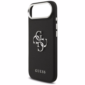 Guess Grained Big 4G Classic Logo -suojakuori iPhone 17 Air - musta