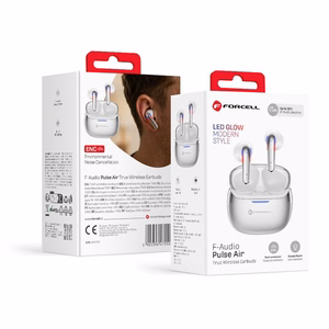 Forcell F-Audio Pulse Air ENC TWS wireless earbuds – silver