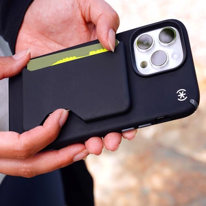 Speck ClickLock Wallet For MagSafe - Magneettinen MagSafe-lompakko (musta)
