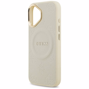 GUESS Peony Hot Stamp MagSafe -suojakuori iPhone 17 - beige