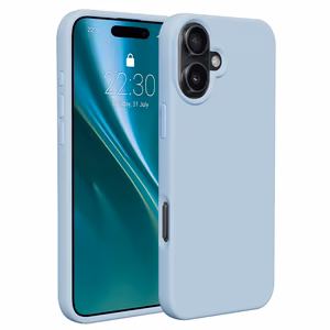 Etteri Silikoninen Suojakuori iPhone 16 Plus 6,7:lle vaaleansininen